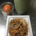 ちりめんジャコ入り納豆キムチのタンパク質重視の夕ごはん-ダイエット27日目報告です-