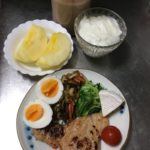 水菜のお浸しにかつお節をかけただけで美味しく食べれた-179日目ボディメイク報告です-