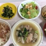 食堂ランチではじめて鶏肉の治部煮わさび風味を食べた-259日目ボディメイク報告です-