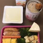 ミニトマトがなくて、彩りのためにカニかまぼこで対応した-267日目ボディメイク報告です-