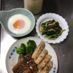 小松菜と桜えびのお浸しに生姜を加えたら、さっぱり-339日目ボディメイク報告です-