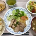 食堂ランチ三元豚ロース柚子胡椒グリルが美味しい-370日目ボディメイク報告です-