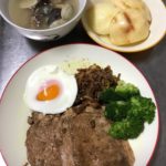 お家ランチで豚生姜焼きを作れて満足-381日目ボディメイク報告です-