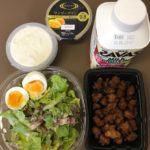 お馴染みの西友で見つけた濃厚半熟豆腐がとろける美味しさだった2018.8.5昼ごはん-400日目ボディメイク報告です-