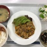 食堂ランチ利用率増加中・メニューのローテーションがあり組み合わせも同じようなのが、多いようです2018.8.28-423日目ボディメイク報告です-