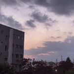 家からの空が綺麗だったのでiPhoneで撮影してみました 2018.10.28