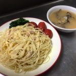 はごろもフーズのポポロスパCarbOFFパスタと低糖質カルボナーラをはじめてだったけど美味しく食べれたお家ランチ2018.9.27-453日目ボディメイク報告です-
