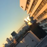 今日の日の出は見応えあった・転院のための荷造りをやりながらのシャッターチャンスはのがさなかったよ！2018.12.14