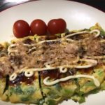 定番のキャベツ入り卵焼き~お好み焼き風~と豚肉と厚揚げとナスとピーマンの味噌炒めの夕ごはん美味しく出来た2019.3.12