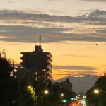歩道橋から眺める夕日がこんなにもキレイだとは2020.9.9